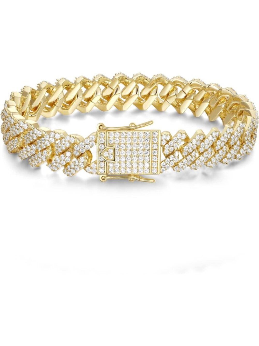 Thick Cuban Link Bracelet 10mm/12mm for Men & Women - Hip Hop Style, Low